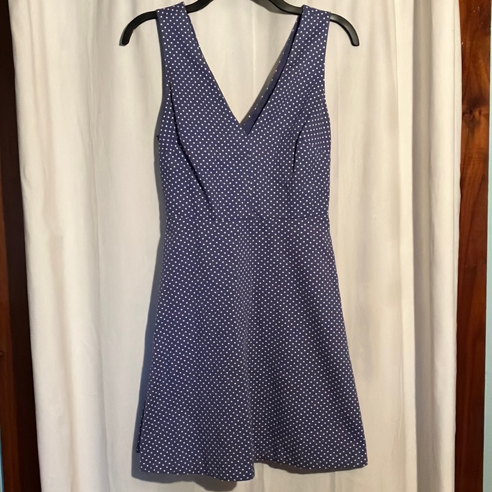 Victoria Secret size 4 periwinkle blue polka dot dress